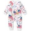 imageBurts Bees Baby Unisex Sleep and Play PJs 100 Organic Cotton OnePiece Zip Front Footless Loose Fit Footie PajamasFirecrackers