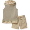 imageBurts Bees Baby babyboys Shirt and Pant Set Long Sleeve Top amp Bottom Outfit Bundle 100 Organic CottonGray Grass