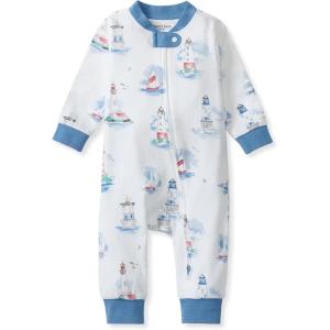 imageBurts Bees Baby Unisex Sleep and Play PJs 100 Organic Cotton OnePiece Zip Front Footless Loose Fit Footie PajamasLighthouse Tour