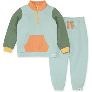 imageBurts Bees Baby babyboys Shirt and Pant Set Long Sleeve Top amp Bottom Outfit Bundle 100 Organic CottonColor Blocked