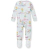 image:imageBurts Bees Baby Girls Sleeper Pajamas 100 Organic Cotton Onepiece PJs Diagonal Zip Up Jumpsuit Snug Fit FootieDream Ballet
