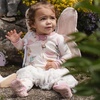 image:imageBurts Bees Baby Girls Sleeper Pajamas 100 Organic Cotton Onepiece PJs Diagonal Zip Up Jumpsuit Snug Fit FootieFairy Garden