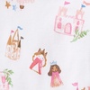image:imageBurts Bees Baby Girls Sleeper Pajamas 100 Organic Cotton Onepiece PJs Diagonal Zip Up Jumpsuit Snug Fit FootieFairytale Castle