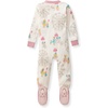 image:imageBurts Bees Baby Girls Sleeper Pajamas 100 Organic Cotton Onepiece PJs Diagonal Zip Up Jumpsuit Snug Fit FootieFall Carnival
