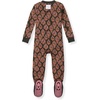 image:imageBurts Bees Baby Girls Sleeper Pajamas 100 Organic Cotton Onepiece PJs Diagonal Zip Up Jumpsuit Snug Fit FootieFloral Arches