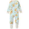 image:imageBurts Bees Baby Girls Sleeper Pajamas 100 Organic Cotton Onepiece PJs Diagonal Zip Up Jumpsuit Snug Fit FootieHot Apple Cider 1pack