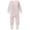 image:imageBurts Bees Baby Girls Sleeper Pajamas 100 Organic Cotton Onepiece PJs Diagonal Zip Up Jumpsuit Snug Fit FootieIce Skates
