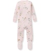 image:imageBurts Bees Baby Girls Sleeper Pajamas 100 Organic Cotton Onepiece PJs Diagonal Zip Up Jumpsuit Snug Fit FootieKarate Creatures