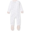 image:imageBurts Bees Baby Girls Sleeper Pajamas 100 Organic Cotton Onepiece PJs Diagonal Zip Up Jumpsuit Snug Fit FootiePink Golden Bee