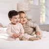 image:imageBurts Bees Baby Girls Sleeper Pajamas 100 Organic Cotton Onepiece PJs Diagonal Zip Up Jumpsuit Snug Fit FootiePink Solid Rib