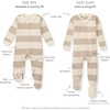 image:imageBurts Bees Baby Girls Sleeper Pajamas 100 Organic Cotton Onepiece PJs Diagonal Zip Up Jumpsuit Snug Fit FootieStardust Bunnies