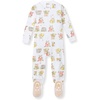 image:imageBurts Bees Baby Girls Sleeper Pajamas 100 Organic Cotton Onepiece PJs Diagonal Zip Up Jumpsuit Snug Fit FootieStardust Bunnies
