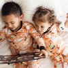 image:imageBurts Bees Baby Girls Sleeper Pajamas 100 Organic Cotton Onepiece PJs Diagonal Zip Up Jumpsuit Snug Fit FootieStarry Ghost