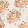image:imageBurts Bees Baby Girls Sleeper Pajamas 100 Organic Cotton Onepiece PJs Diagonal Zip Up Jumpsuit Snug Fit FootieVivid Turkey
