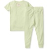 image:imageBurts Bees Baby UnisexBaby Honeysoft Lyocell Pajamas  Tee and Pant 2piece PJ Set Snug Fit PJs Sizes 12M12YSea Green
