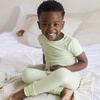 image:imageBurts Bees Baby UnisexBaby Honeysoft Lyocell Pajamas  Tee and Pant 2piece PJ Set Snug Fit PJs Sizes 12M12YSea Green