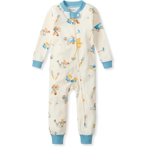 image:imageBurts Bees Baby Unisex Footless Sleepers 100 Organic Cotton Onepiece PJs Zip Up Jumpsuit Snug Fit PajamasGarden Chores