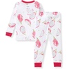 image:imageBurts Bees Baby Girls Pajamas 2Piece Tee amp Pant PJ Set 100 Organic Cotton Snug Fit Sizes 12 Months to 12 Years PJsDragon Fruit