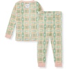 image:imageBurts Bees Baby Girls Pajamas 2Piece Tee amp Pant PJ Set 100 Organic Cotton Snug Fit Sizes 12 Months to 12 Years PJsFloral Tile