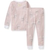 image:imageBurts Bees Baby Girls Pajamas 2Piece Tee amp Pant PJ Set 100 Organic Cotton Snug Fit Sizes 12 Months to 12 Years PJsIce Skates