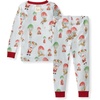 image:imageBurts Bees Baby Girls Pajamas 2Piece Tee amp Pant PJ Set 100 Organic Cotton Snug Fit Sizes 12 Months to 12 Years PJsSanta in the Sky