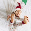 image:imageBurts Bees Baby Girls Pajamas 2Piece Tee amp Pant PJ Set 100 Organic Cotton Snug Fit Sizes 12 Months to 12 Years PJsSanta in the Sky