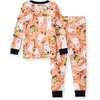image:imageBurts Bees Baby Girls Pajamas 2Piece Tee amp Pant PJ Set 100 Organic Cotton Snug Fit Sizes 12 Months to 12 Years PJsStarry Ghost