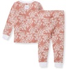 image:imageBurts Bees Baby Girls Pajamas 2Piece Tee amp Pant PJ Set 100 Organic Cotton Snug Fit Sizes 12 Months to 12 Years PJsVibrant Garden