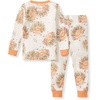 image:imageBurts Bees Baby Girls Pajamas 2Piece Tee amp Pant PJ Set 100 Organic Cotton Snug Fit Sizes 12 Months to 12 Years PJsVivid Turkey
