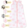 image:imageBurts Bees Baby Infant Wearable Blanket Organic Cotton Unisex Beekeeper  Light Weight 05 TOG or Medium Weight 15 TOGQuilted Blossom Elephants