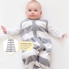 image:imageBurts Bees Baby Infant Wearable Blanket Organic Cotton Unisex Beekeeper  Light Weight 05 TOG or Medium Weight 15 TOGSeaglass Stripe