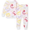 image:imageBurts Bees Baby Girls Pajamas 2Piece Tee amp Pant PJ Set 100 Organic Cotton Snug Fit Sizes 12 Months to 12 Years PJsBee Mine