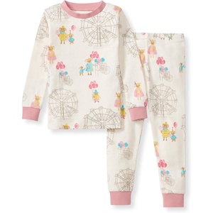 image:imageBurts Bees Baby Girls Pajamas 2Piece Tee amp Pant PJ Set 100 Organic Cotton Snug Fit Sizes 12 Months to 12 Years PJsFall Carnival