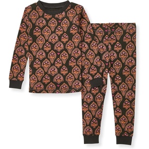 image:imageBurts Bees Baby Girls Pajamas 2Piece Tee amp Pant PJ Set 100 Organic Cotton Snug Fit Sizes 12 Months to 12 Years PJsFloral Arches