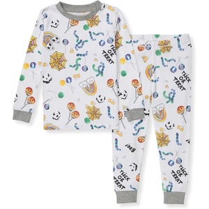 image:imageBurts Bees Baby Girls Pajamas 2Piece Tee amp Pant PJ Set 100 Organic Cotton Snug Fit Sizes 12 Months to 12 Years PJsHalloween Treats