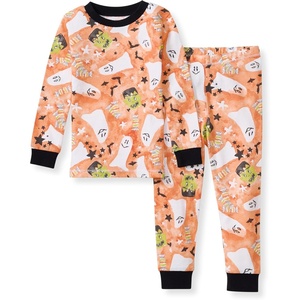 image:imageBurts Bees Baby Girls Pajamas 2Piece Tee amp Pant PJ Set 100 Organic Cotton Snug Fit Sizes 12 Months to 12 Years PJsStarry Ghost