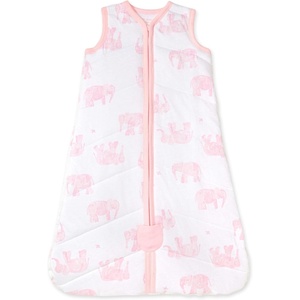 image:imageBurts Bees Baby Infant Wearable Blanket Organic Cotton Unisex Beekeeper  Light Weight 05 TOG or Medium Weight 15 TOGQuilted Blossom Elephants