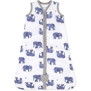 image:imageBurts Bees Baby Infant Wearable Blanket Organic Cotton Unisex Beekeeper  Light Weight 05 TOG or Medium Weight 15 TOGQuilted Elephants