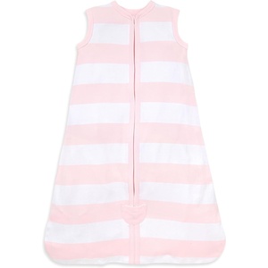 image:imageBurts Bees Baby Infant Wearable Blanket Organic Cotton Unisex Beekeeper  Light Weight 05 TOG or Medium Weight 15 TOGRugby Stripe Blossom