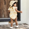 image:imageBurts Bees Baby Girls Bubble Romper 100 Organic Cotton Onepiece Shortall and Layette Girl OutfitLeafy Jungle