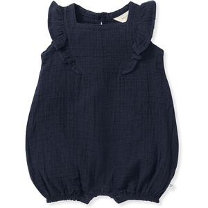 image:imageBurts Bees Baby Girls Bubble Romper 100 Organic Cotton Onepiece Shortall and Layette Girl OutfitDotted Muslin