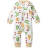 image:imageBurts Bees Baby Unisex Sleep and Play PJs 100 Organic Cotton OnePiece Zip Front Footless Loose Fit Footie PajamasHarvest Veggies