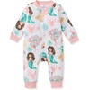 image:imageBurts Bees Baby Unisex Sleep and Play PJs 100 Organic Cotton OnePiece Zip Front Footless Loose Fit Footie PajamasMagical Mermaids