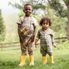 image:imageBurts Bees Baby Baby Boys Short Sleeve Shirt and Pant Set Top amp Bottom Outfit Bundle 100 Organic CottonHolland Stripe