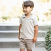 image:imageBurts Bees Baby Boys Shirt and Pant Set Top amp Shorts Outfit Bundle 100 Organic CottonChunky Slub Polo Set