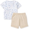 image:imageBurts Bees Baby Boys Shirt and Pant Set Top amp Shorts Outfit Bundle 100 Organic CottonSantorini