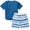 image:imageBurts Bees Baby Boys Shirt and Pant Set Top amp Shorts Outfit Bundle 100 Organic CottonWatercolor Stripes