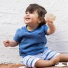 image:imageBurts Bees Baby Boys Shirt and Pant Set Top amp Shorts Outfit Bundle 100 Organic CottonWatercolor Stripes
