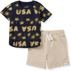 image:imageBurts Bees Baby Boys Shirt and Pant Set Top amp Shorts Outfit Bundle 100 Organic CottonUsa