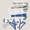image:imageBurts Bees Baby Boys Underwear Set  Breathable 100 Organic Cotton Undies Pack of 5 for Toddler 2T to 8 Years OldSpace Shuttles